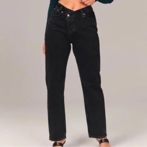 Abercrombie and Fitch The Dad Jeans Curve Love